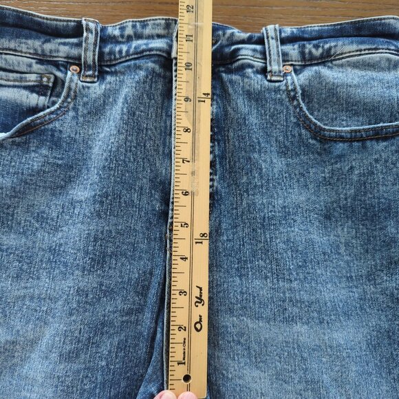 Boston Proper high-rise distressed straight leg Women's Jeans size‎ 10 - Picture 10 of 14